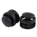 Backpack Luggage Gag: 6.5mm x 5mm, 2 holes, cord stopper ends 30 pcs
