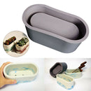 Oval Shape Planter Succulent Plants Concrete Mold DIY Container Mould Flower Pot