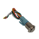 16mm Waterproof Pushbutton Switch Latching ON/OFF Self-locking Switch Red