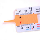 Tyre Tread Depth Gauge Car Motorcycle Caravan Trailer Wheel Measuring Tool BX