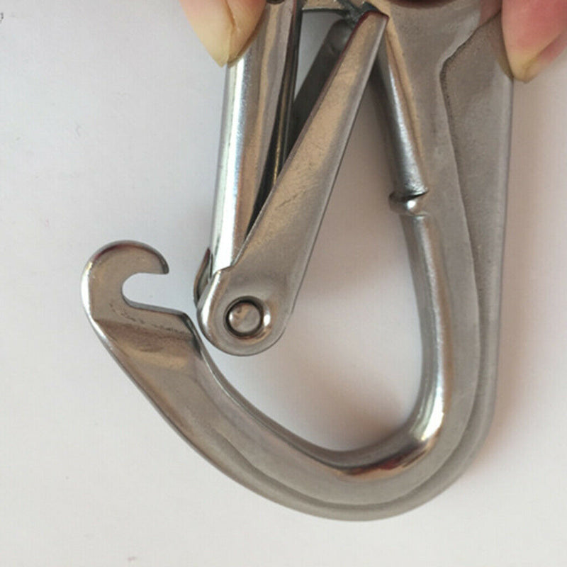 Stainless Steel Marine Boat Eye Spring Snap Hooks Clip Anchor Accessories