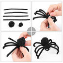 200 Pieces Black and White Pipe Cleaners Chenille Stem 6 mm x 12 Inch Safe