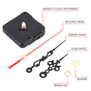 3Pcs=1set Stitch Silent Movement Quartz Clock Movement Mechanism RepairBX