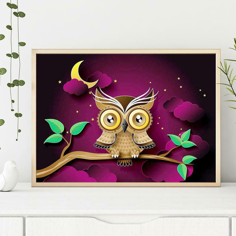 5D DIY Full Drill Diamond Painting Cartoon Bird Cross Stitch Embroidery Kit