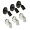 6x E27 110-240V Wall Plug-in Screw Base Round