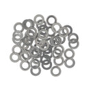 50 PCS ASSORTED FLAT WASHERS STAINLESS STEEL KIT SET M6 FOR BOLT SCREWS