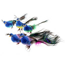 Decorative Craft Birds Artificial Foam Feathers Bird Mini Peacock For Decorat JR