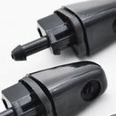 2x 60mm Front Headlight Washer Nozzle for Mazda 6 GG1 2003 2004 2005 2008, Black