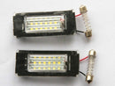 1 pair White LED License Plate Light Lamp fits For MINI Cooper R56 R57 R58 R59