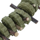 Hamster Teeth Grinding Toys Rabbit Tree Branch Grass Ball Hanging Cage ToyA.3C