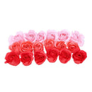 18Pcs Creative Gradient simulation rose Soap flower Red