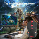 2.4GHz Wireless Gaming Mouse 7 Buttons 2400 DPI LED Backlight Optical Mouse Red