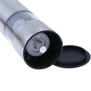 Electric Salt Pepper Grinder Automatic Mill Shaker Stainless Steel Cooking To^