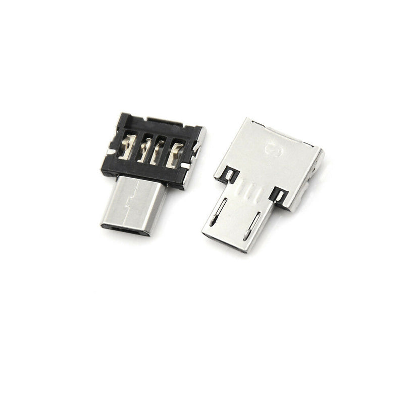 3Pcs Micro USB Male to USB Female OTG Flash Drive Adapters Converter For Phone &