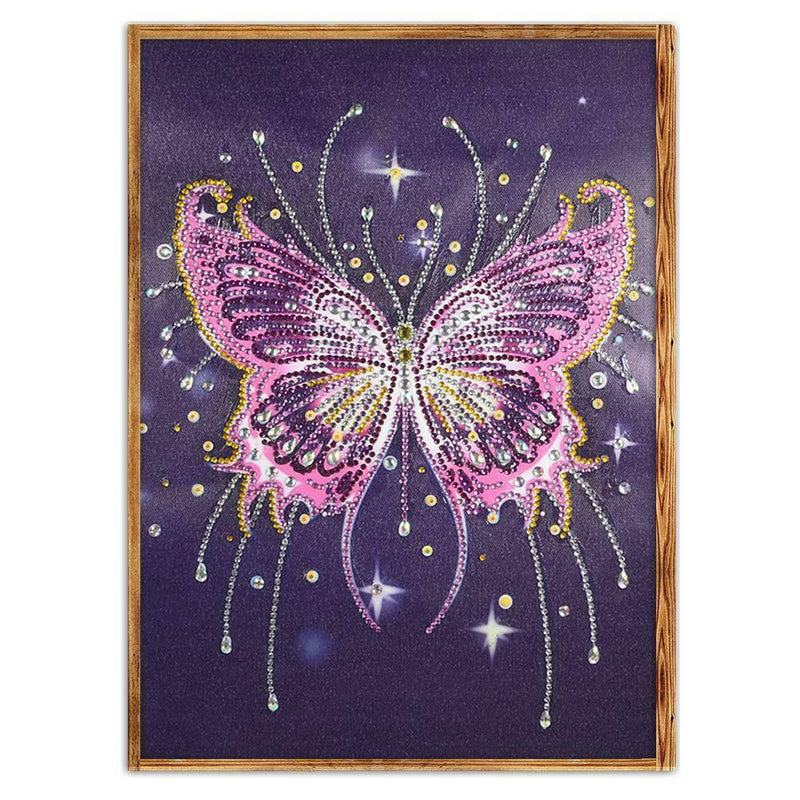 5D DIY Special Shaped Diamond Painting Butterfly Cross Stitch Embroidery