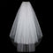 5X(Simple Short Tulle Wedding Veils White Bridal Veil for Bride for Weddin Z5I7)