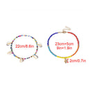 Boho Shell Foot Chain Handmade DIY Weave Colortful Anklet Bracelet Women Jewe BX