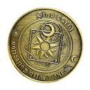 Tarot Metal Commemorative Chips Chips Press Card Poker Accessories
