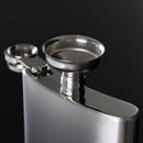 Stainless Steel Flat Jugs Russian Spirits Pots Outdoor Portable Bottle Hous