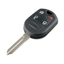 3X(Car Smart Remote Key 4 Buttons Car Key Fob Fit for 2010 2011 2012 2013 2