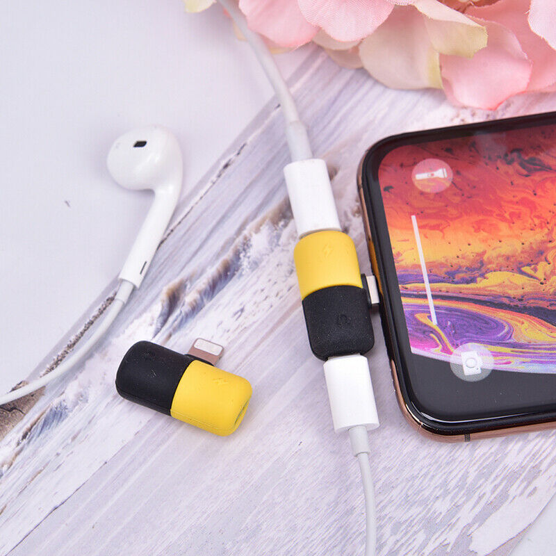 2In1 Headphone Jack for IOS Adapter Audio Charger Splitter Converter Capsule- OZ