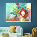 5D DIY Special Shaped Diamond Painting Girl Cross Stitch Mosaic Kits Decor