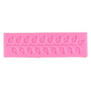 Lace Leaf Silicone Fondant Chocolate Mold Cake Decorating Mold Baking Tool FT