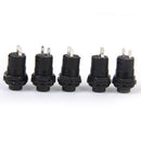 20pcs 12V Car Boat Dash Locking Latching OFF-ON Push Button Switch Blk 12mm