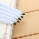 10pcs Kids Stationery Black Ink Marker Pens with Erasers Marker Gift Pens W2Z0