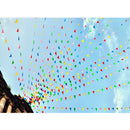 colorful 10m bunting banner triangle flags brithday graduation party deco JR