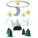 Baby Crib Mobile Starry Woodland Night Nursery Decoration | Crib Mobile for
