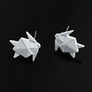 Fashion Women Geometric Folden Ear Stud Creative Earrings Jewelry Casual Gift