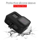 Silicone Case Protective Cover Shell for Gopro Hero 8 Black Camera (Black) A