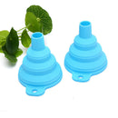 5Pcs Foldable Mini Silicone Collapsible Funnels Convenient Storage Kitchen T Kw