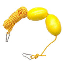 30ft Kayak Tow Cable Throw Anchor Line Cord Dual Floats Clips