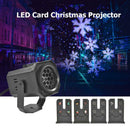 Christmas Pattern LED Projector Colorful Rotating KTV DJ Disco Lamp (US A) SN9F