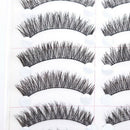10 Pairs Handmade Natural Thick False Eyelashes Eyelash Extension Makeup B6P7