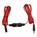 5.5mm x 2.1mm DC Male Power Plug 1M 15A for Portable Generator 14AWG Wire