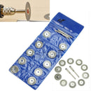 10pcs New Rotary Tool Circular Saw Blades Cutting Discs Mandrel Cutoff
