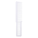 Hairdressing Carbon Anti-static Comb Wide Tooth Hair Clipper Comb (White) A