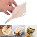 Sandwich Toaster Toast Bags Non-Stick Reusable Safety Heat-Resistant 2pcs ME