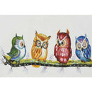 Four Birds 5D DIY Full Round Diamond Painting Cross Stitch Embroidery Kit A