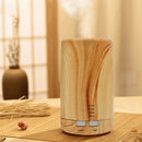 Ultrasonic Air Aroma Humidifier Classic Wood Grain Safety Electric Aromathe