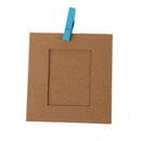 Chic 10 Pcs Paper Photo Film Frame Wall Picture Album DIY Hanging + Rope Ca E4L1