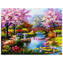 5D DIY Full Drill Diamond Painting Park View Cross Stitch Embroidery Mosaic
