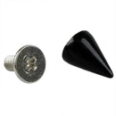 100 x 10mm cone screws rivets - Black