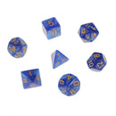 14 Pieces Acrylic Polyhedral Digital Dices Die for Party Casino Pub Card Game