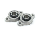 1Pair 15mm Bore Diameter KFL002 Pillow Block Bearing Flange Rhombic Bearings  BX