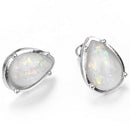 Ear Dangle Drop Earrings for Women White Fire Opal Trendy Women Jewelry   Z
