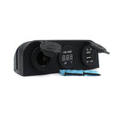 12V Auto Car Cigarette Lighter Sockets Voltmeter Dual USB Charger Adapter Tide